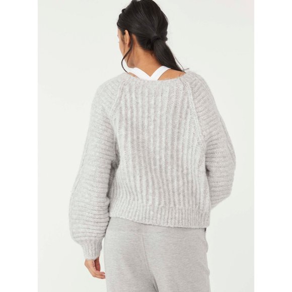 FREE PEOPLE Carter Pullover / Heather Grey - Picture 7 of 14